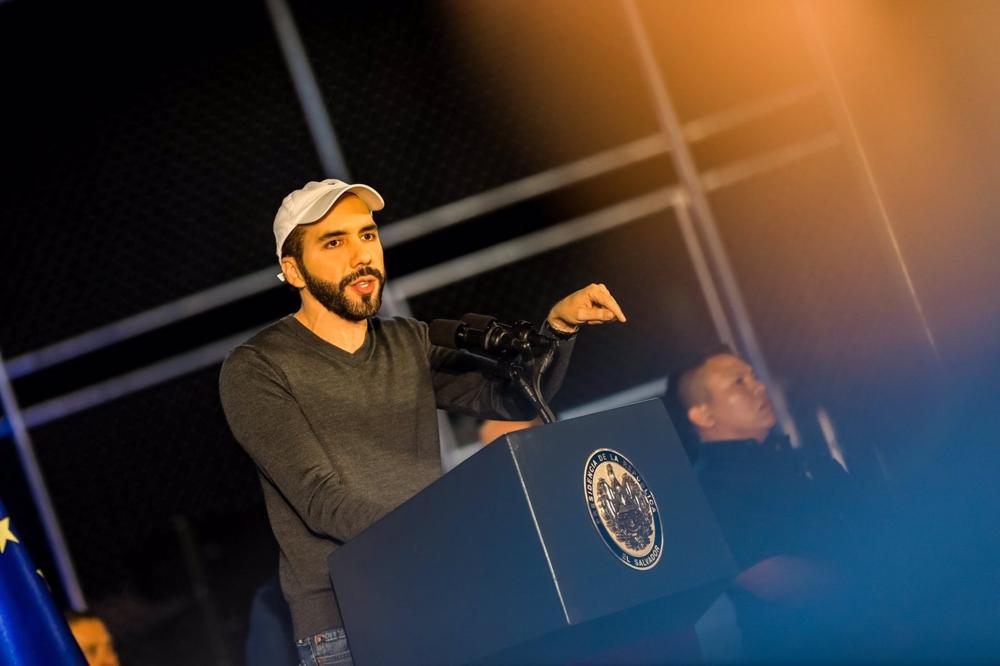 El presidente de El Salvador, Nayib Bukele El