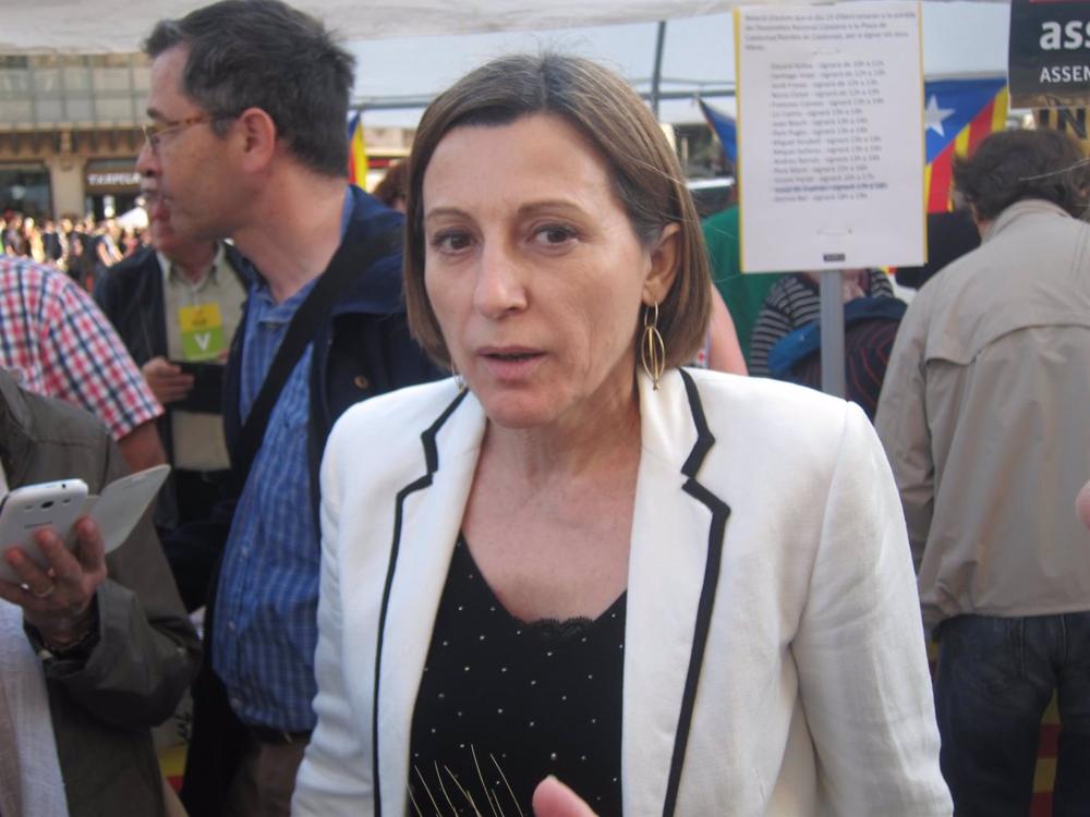 Archivo - La expresidenta del Parlament Carme Forcadell Archivo