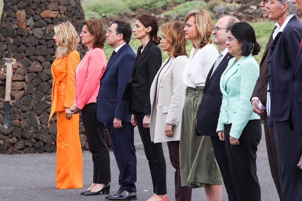 celebración de la XXXIV Cumbre Hispano-Portuguesa, en los Jameos del Agua, a 15 de marzo de 2023, en Lanzarote, Canarias (España) celebración