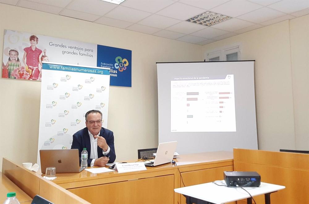 Archivo - El presidente de la Federación Española de Familias Numerosas, José Manuel Trigo. Archivo