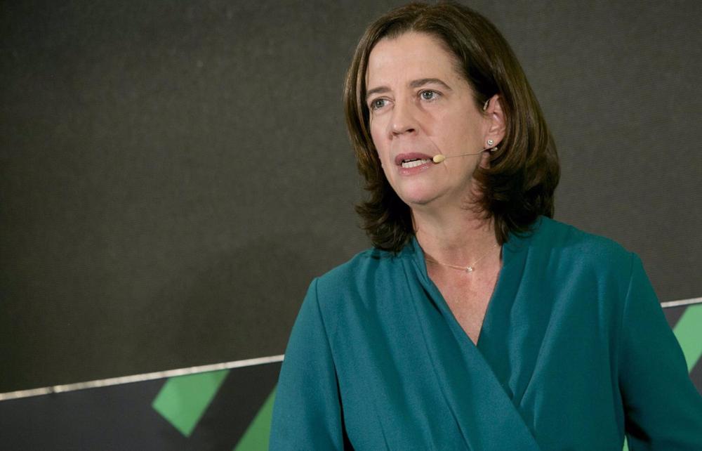 Archivo - La presidenta de la Asociación Española de Banca (AEB), Alejandra Kindelán, durante el XXIX Encuentro del Sector Financiero, organizado por ABC y Deloitte, a 22 de noviembre de 2022 en Madrid. Archivo