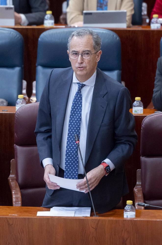El vicepresidente, consejero de Educación y Universidades de la Comunidad de Madrid, Enrique Ossorio El