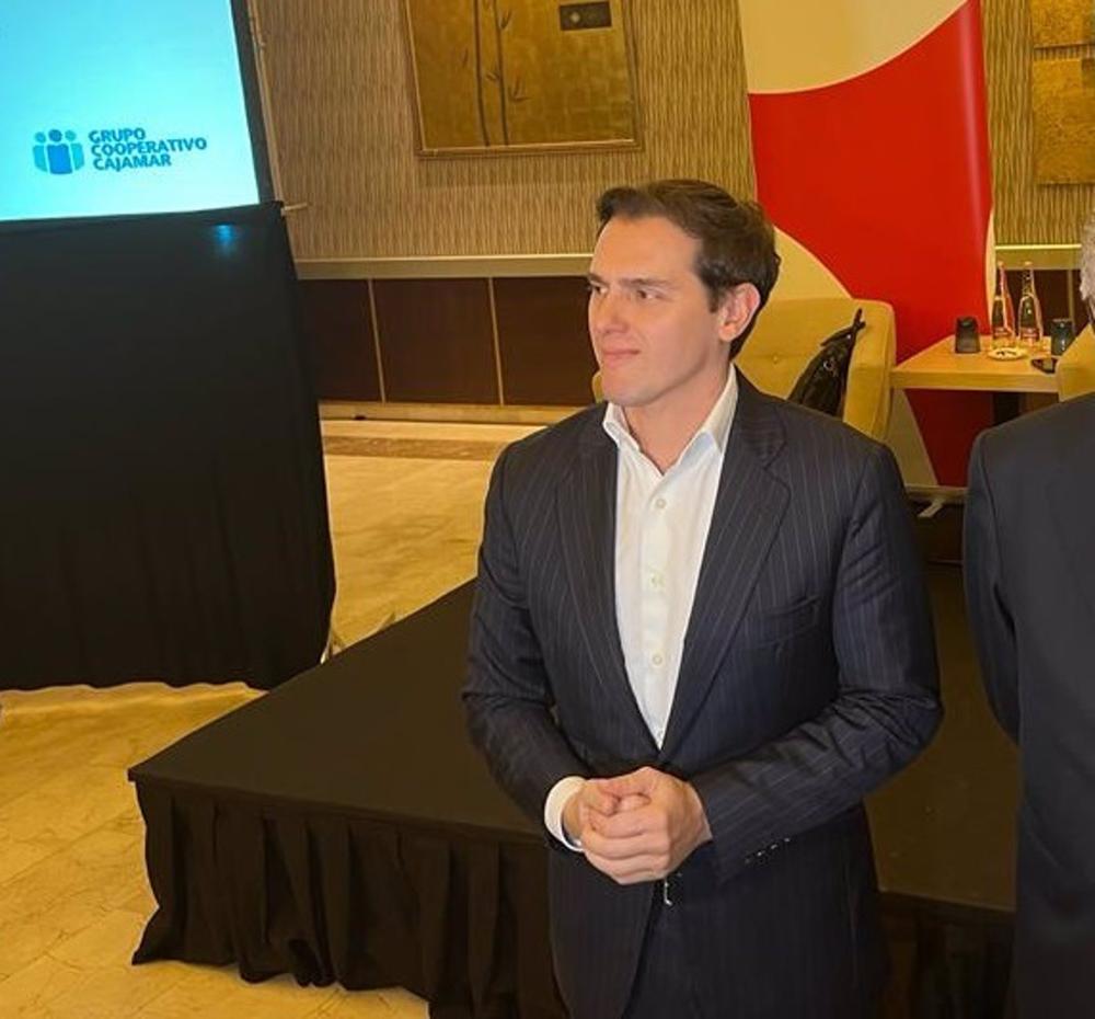 Imagen del fundador y expresidente de Ciudadanos (Cs), Albert Rivera, en Alicante Imagen