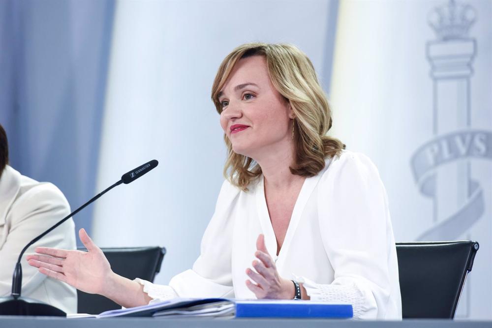 Imagen de archivo de la ministra de Educación y Formación Profesional, Pilar Alegría Imagen