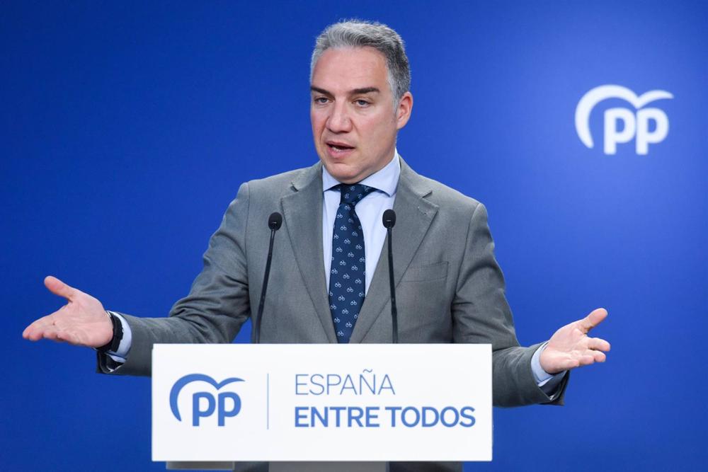 El coordinador general del Partido Popular, Elías Bendodo, en una imagen de archivo. El