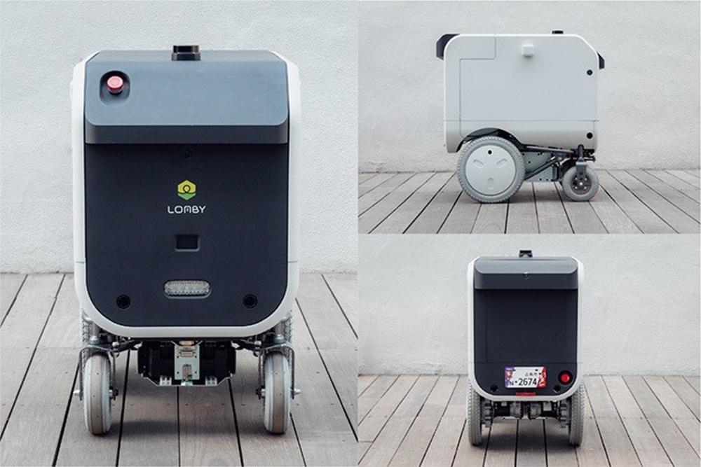 Archivo - Prototipo de robot de entrega autónomo entre Suzuki y Lomby que utiliza com base de silla de ruedas eléctrica de Suzuki Archivo