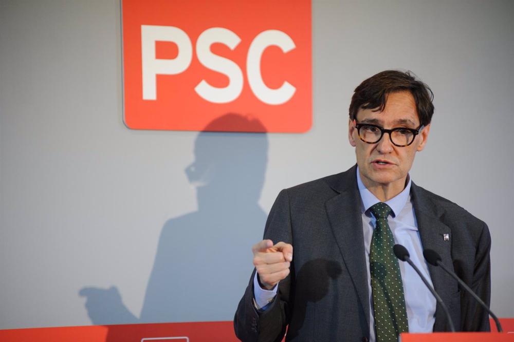 El primer secretario del PSC, Salvador Illa El