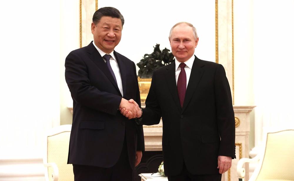 Xi Jinping y Vladimir Putin en Moscú Xi