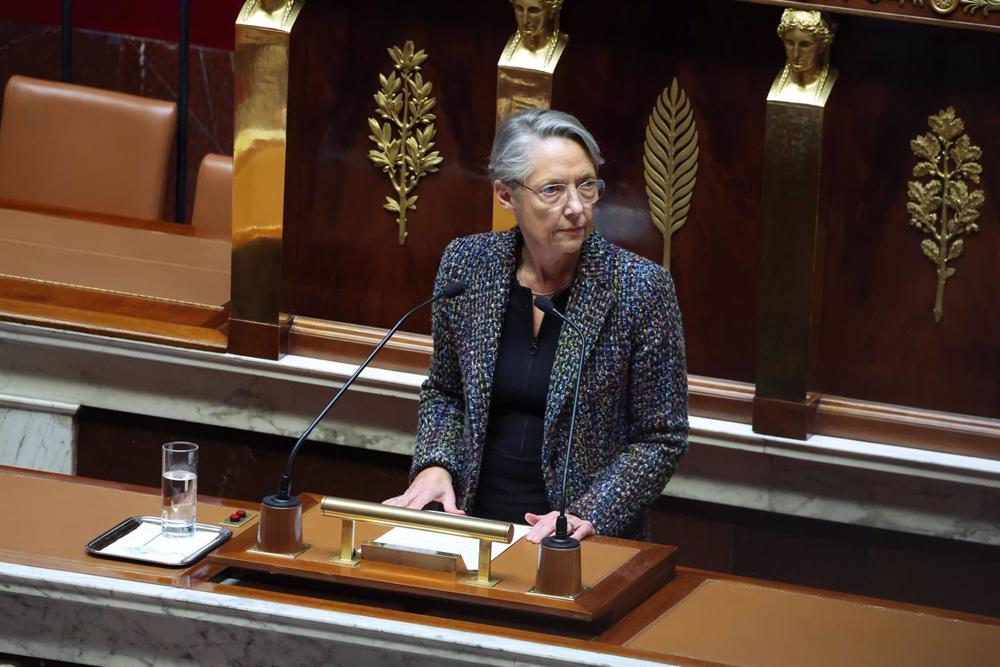 La primera ministra de Francia, Elisabeth Borne La