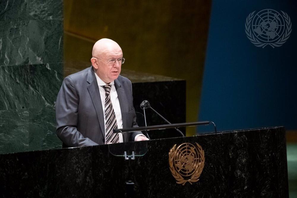 El embajador de Rusia ante la ONU, Vasili Nebenzia, dice que devolverán a los niños ucranianos ’’cuando sea seguro’’