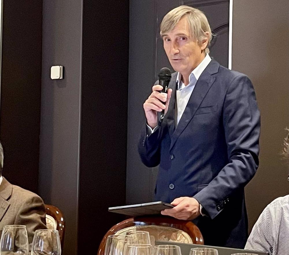 El presidente de la D.O. Cava, Javier Pagés, este jueves El