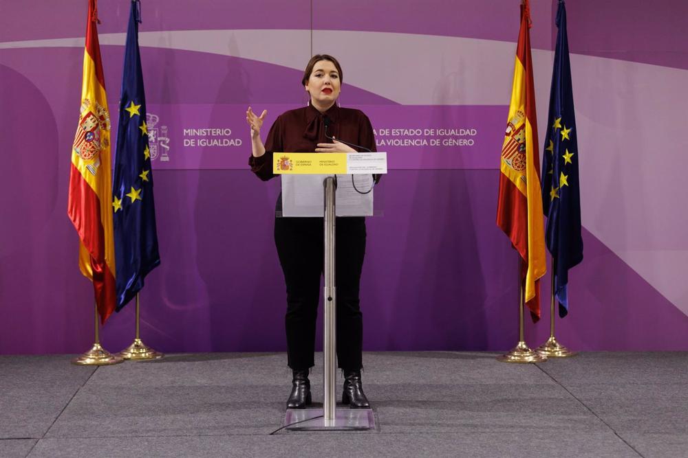 La secretaria de Estado de Igualdad y contra la Violencia de Género, Ángela Rodríguez La