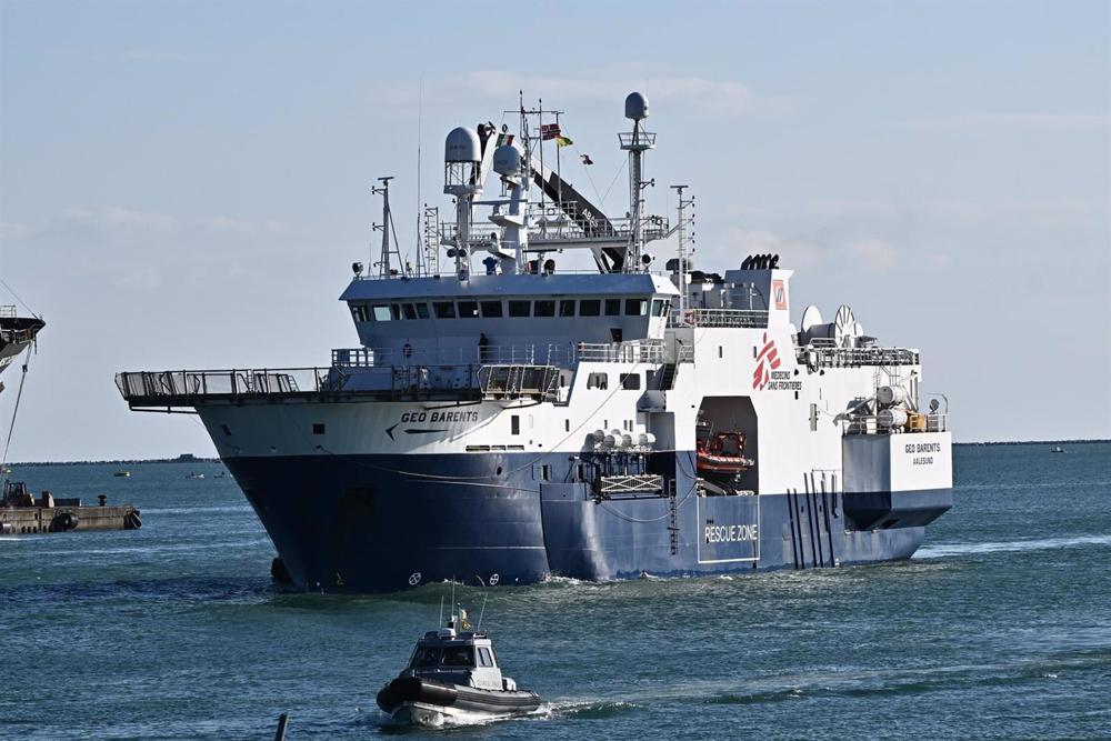 Archivo - El barco de rescate 'Geo Barents' de Médicos sin Fronteras Archivo