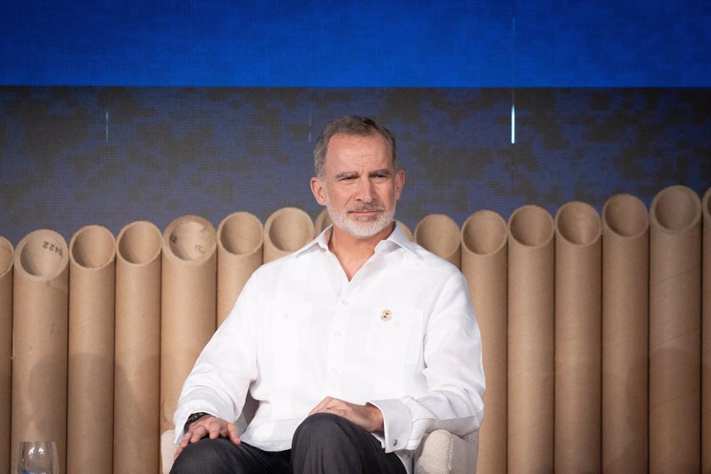 El Rey Felipe VI durante la clausura del XIV Encuentro Empresarial Iberoamericano El