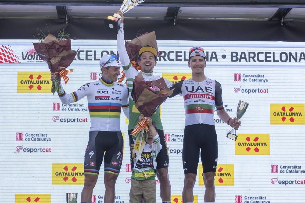 El esloveno Primoz Roglic conquista la Volta a Catalunya y el belga Remco Evenepoel se lleva la última etapa El