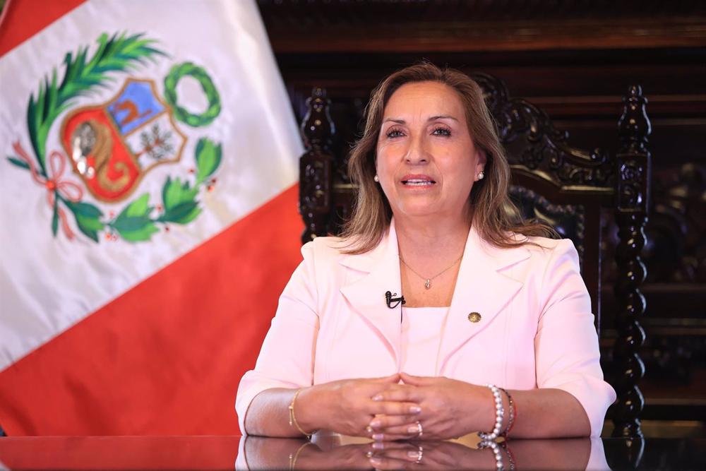 La presidenta de Perú, Dina Boluarte La