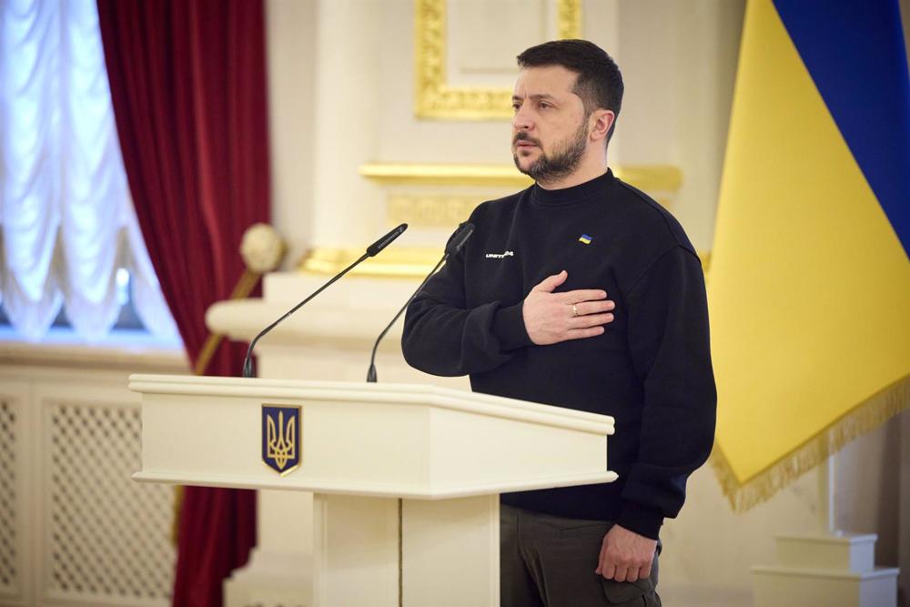 El presidente de Ucrania, Volodimir Zelenski. El