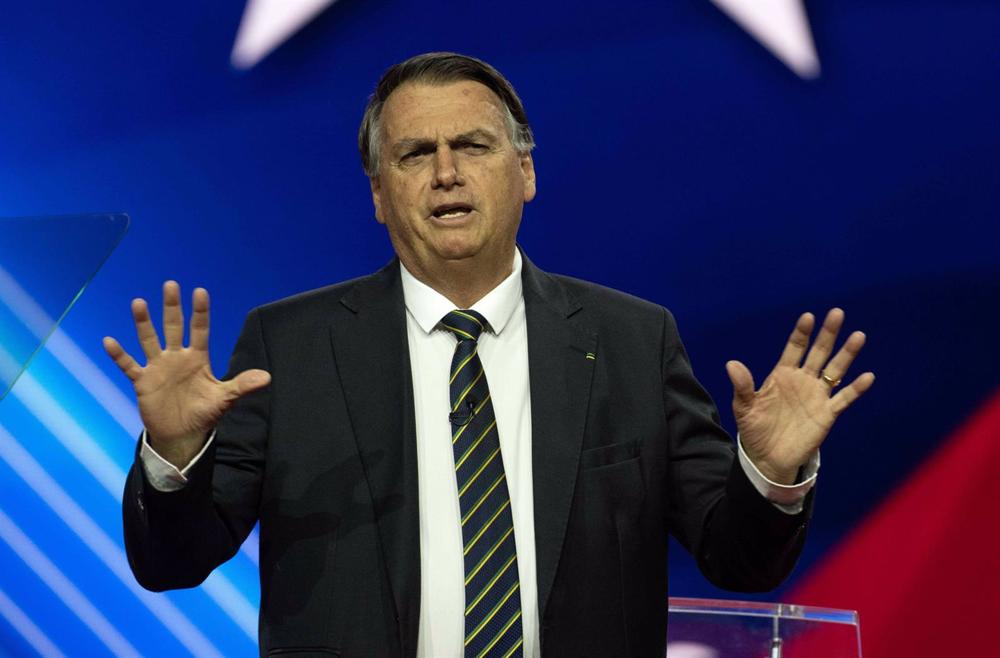 Jair Bolsonaro alla convention dei conservatori statunitensi. Jair