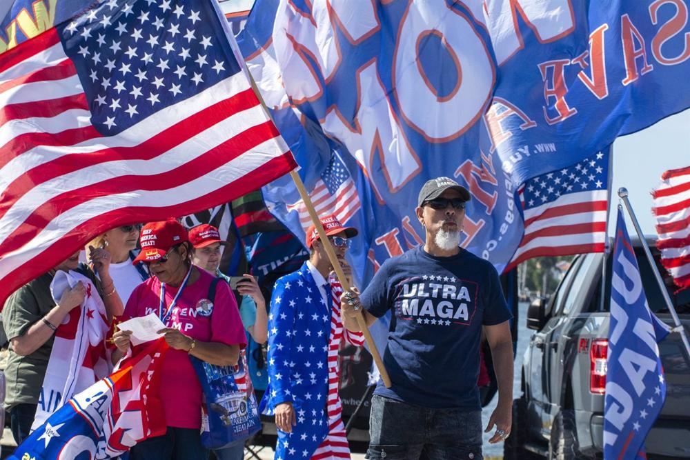 Seguidores del expresidente de Estados Unidos Donald Trump Seguidores