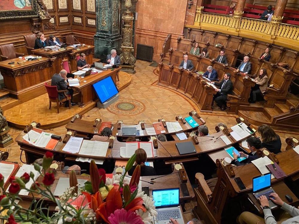 Pleno del Ayuntamiento de Barcelona del mes de marzo. Pleno