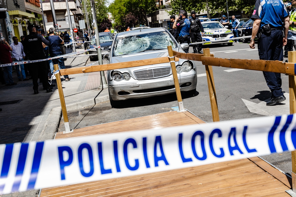 Dos personas mueren atropelladas en Madrid por un coche a la fuga