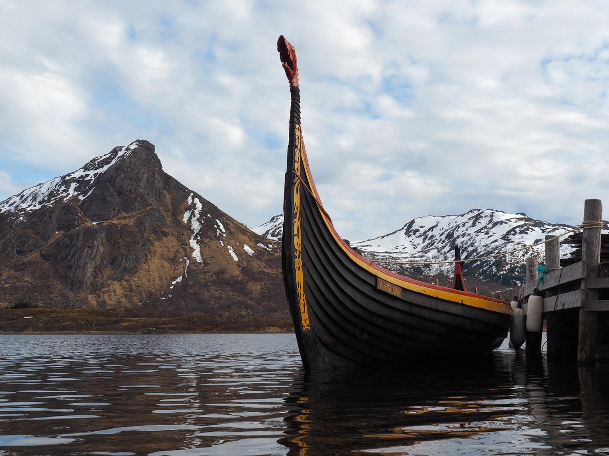 Change in the diet of the Viking settlers.