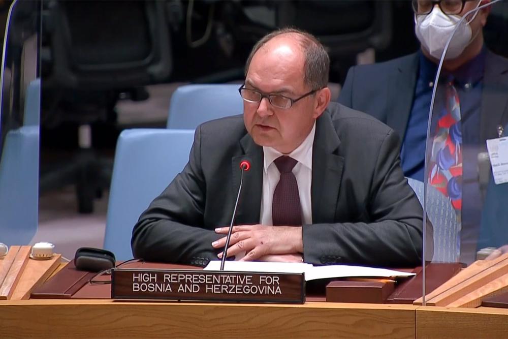 El Alto Representante para Bosnia y Herzegovina, Christian Schmidt El