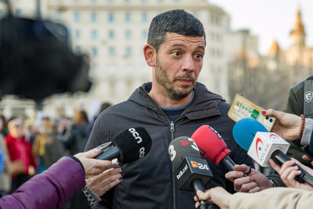 El diputado de la CUP en el Parlament, Xavier Pellicer El