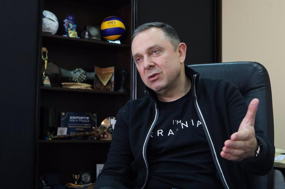 El ministro de Deportes de Ucrania, Vadim Gutzeit El