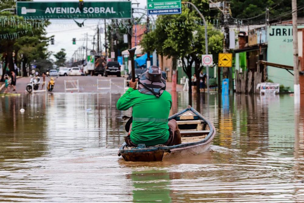 Inundaciones en Rio Branco, Brasil Inundaciones