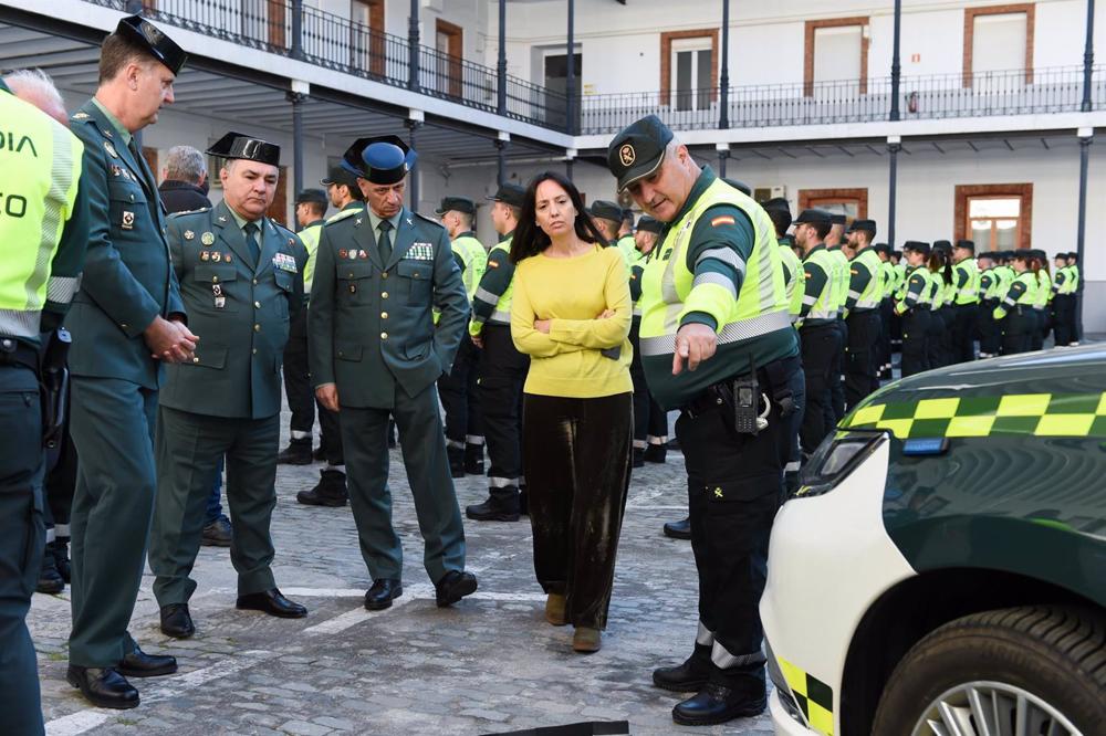 La nueva directora de la Guardia Civil, Mercedes González, en un acto de presentación de nuevos guardias civiles La
