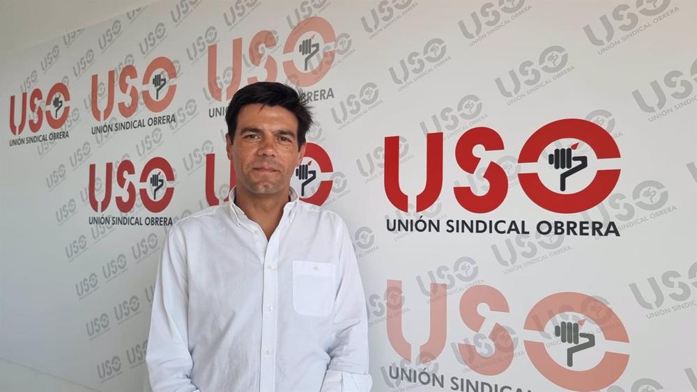 Archivo - El secretario general de USO, Joaquín Pérez Archivo