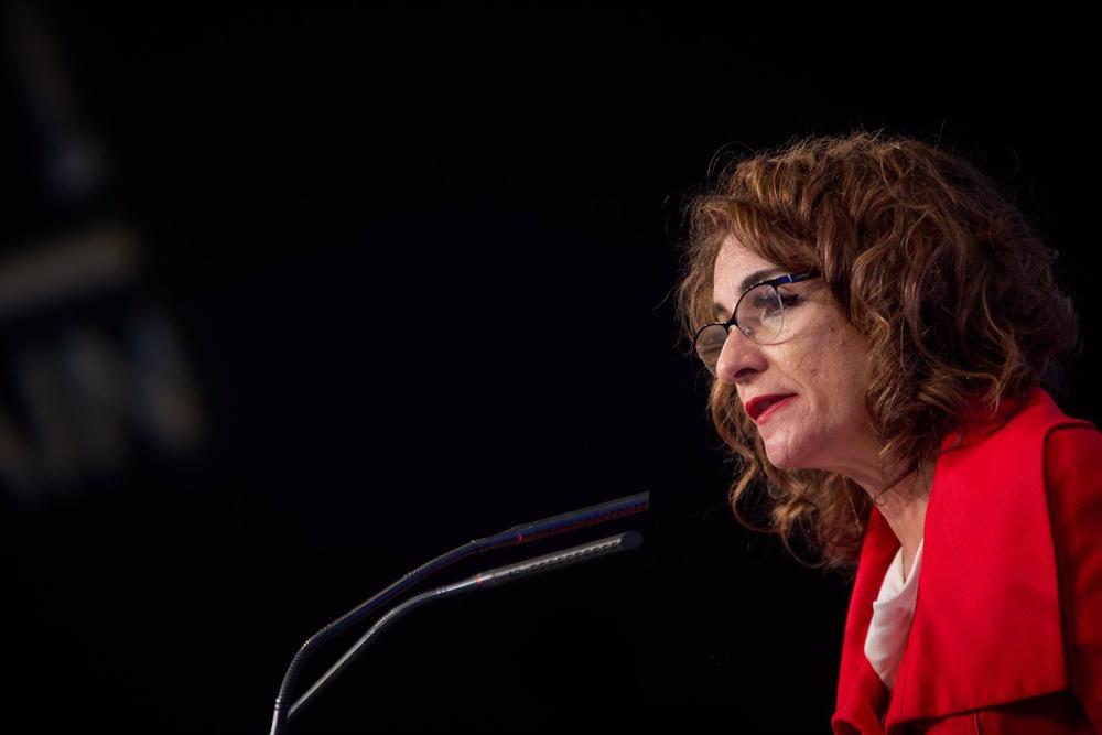 La ministra de Hacienda y Función Pública, María Jesús Montero. La