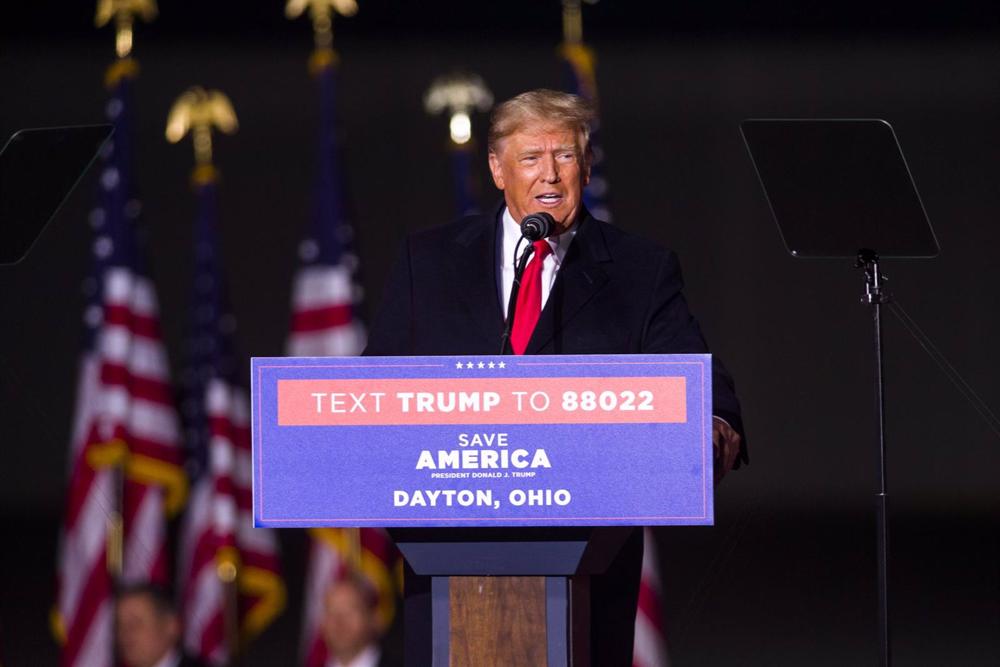 Archiv - Ehemaliger U.S. Präsident Donald Trump Archiv