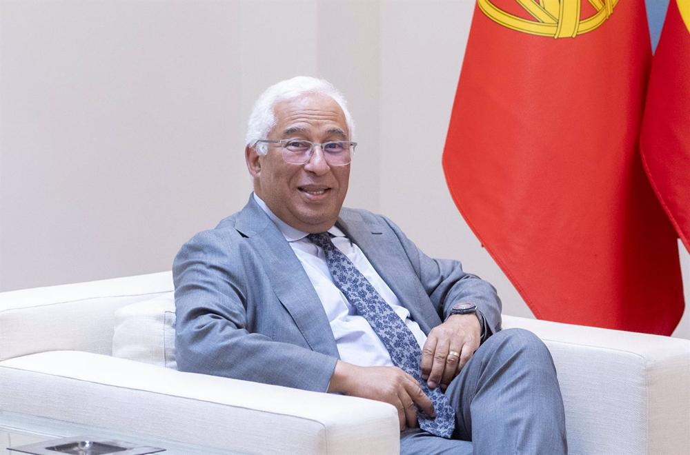 Archivo - El primer ministro de Portugal, Antonio Costa, durante un encuentro de trabajo con Pedro Sánchez Archivo