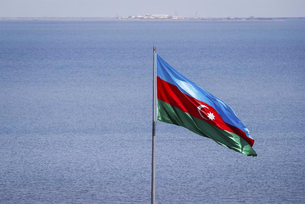 Archivo - Bandera de Azerbaiyán Archivo