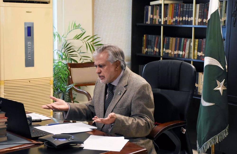Archivo - El ministro de Finanzas de Pakistán, Ishaq Dar Archivo