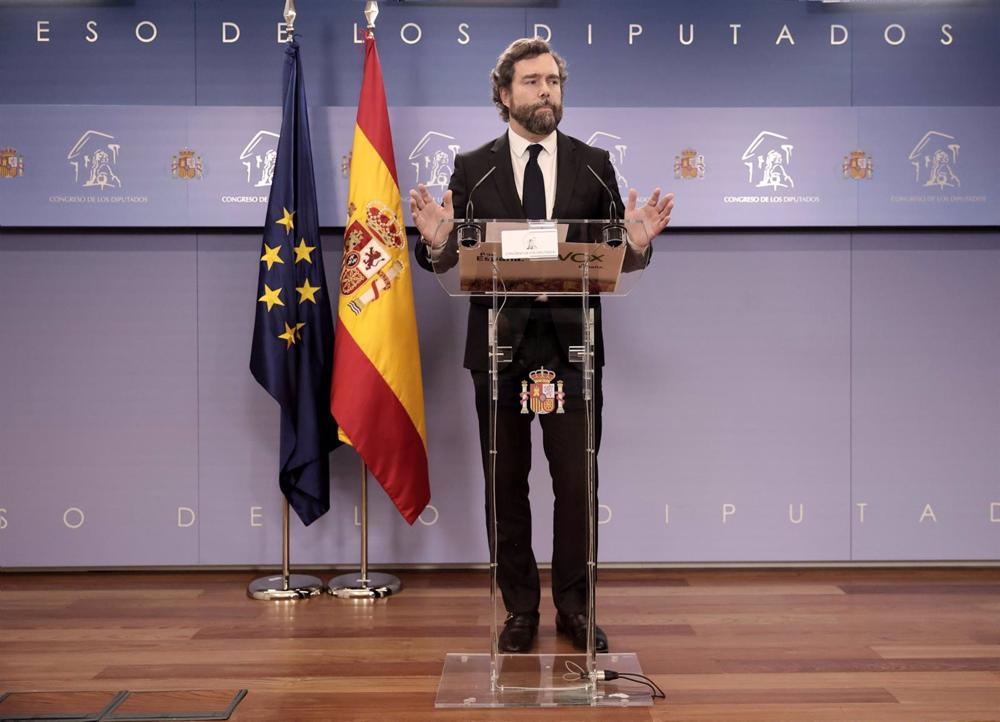 Archivo - El portavoz de Vox en el Congreso, Iván Espinosa de los Monteros. Archivo