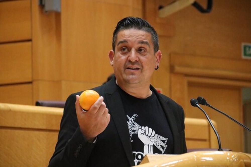 Archivo - El portavoz de Compromís en el Senado, Carles Mulet. Archivo