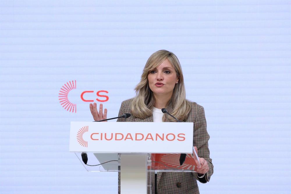 Archivo - La portavoz nacional de Ciudadanos, Patricia Guasp Archivo