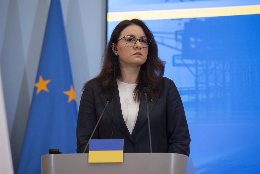 Archivo - La vice primera ministra y ministra de Economía de Ucrania, Yulia Sviridenko Archivo