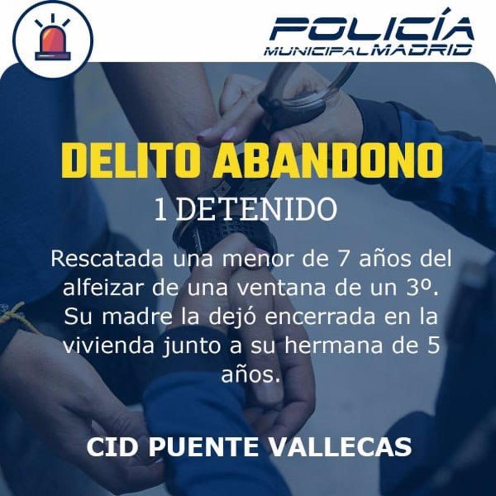 Infografía de la detención. Infografía