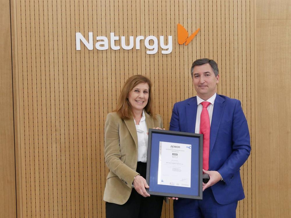 Naturgy renueva sus certificados Aenor en buenas prácticas en compliance penal y antisoborno Naturgy