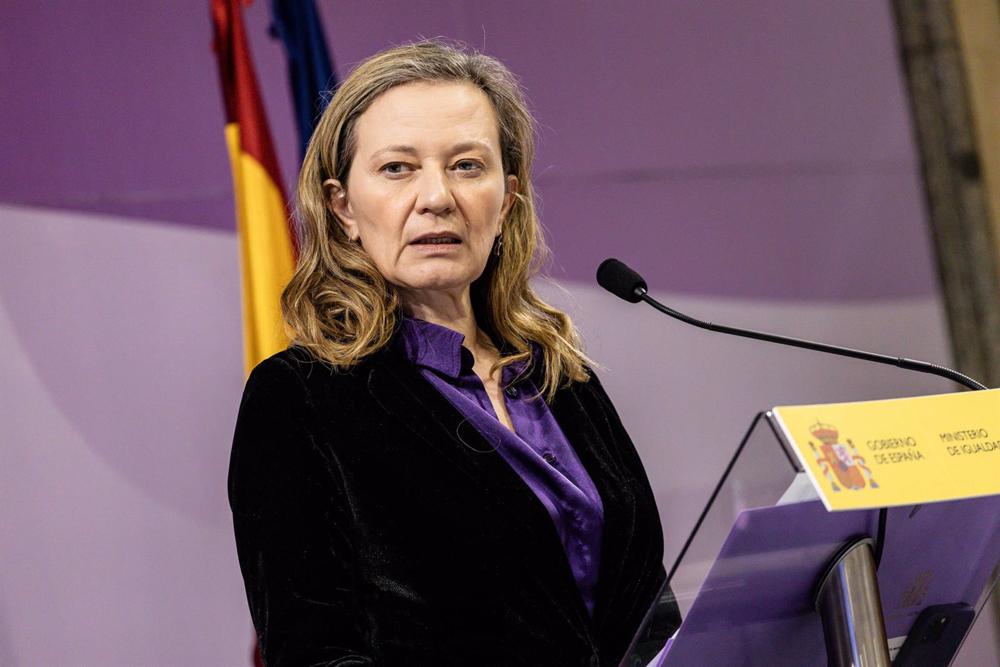 Archivo - La delegada del Gobierno contra la Violencia de Género, Victoria Rosell, comparece para dar a conocer los datos de 2022 de violencia machista y del 016, en el Ministerio de Igualdad, a 25 de enero de 2023, en Madrid (España). Rosell también valo Archivo