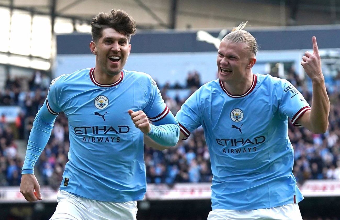 Haaland with two goals keeps Manchester City’s Premier League streak alive