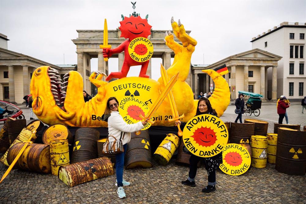 Celebración del fin de las centrales nucleares en Alemania Celebración