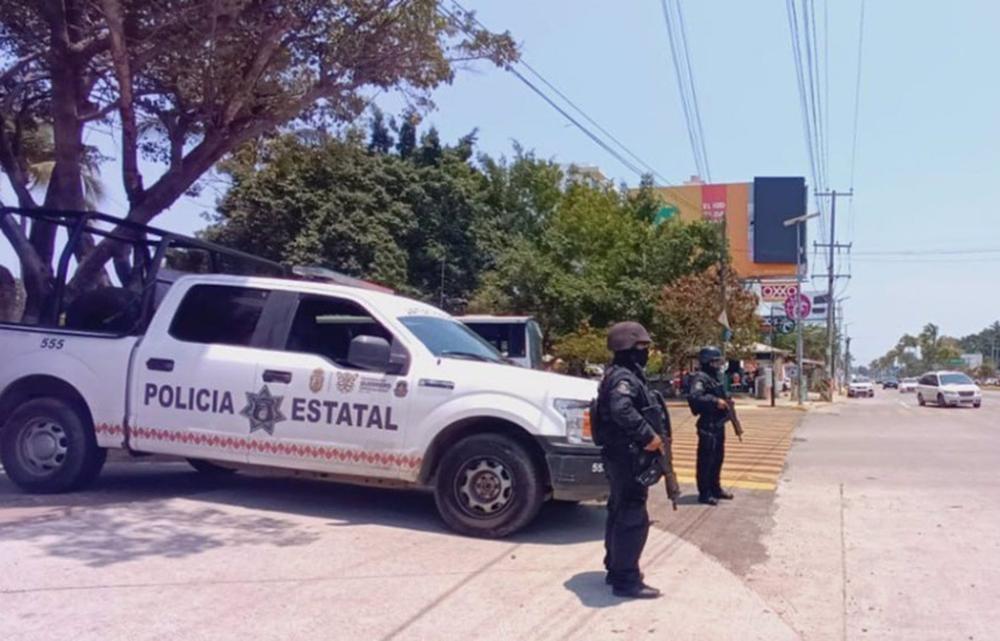 Agentes de la Policía estatal de Guerrero en Acapulco Agentes