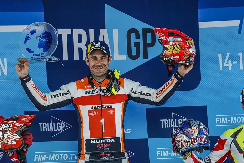 Toni Bou abre el Mundial al aire libre con victoria y podio Toni
