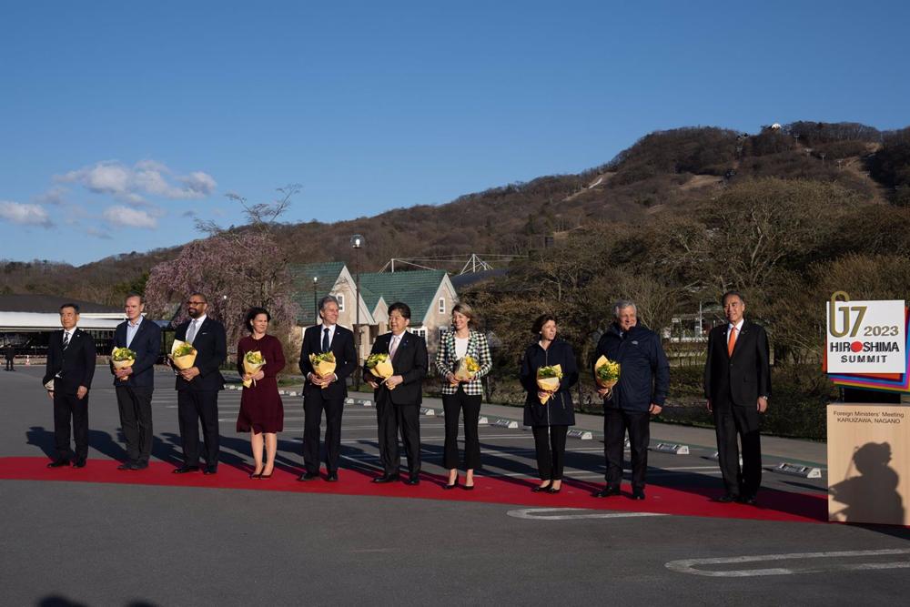 G7 foreign ministers meeting in Japan G7