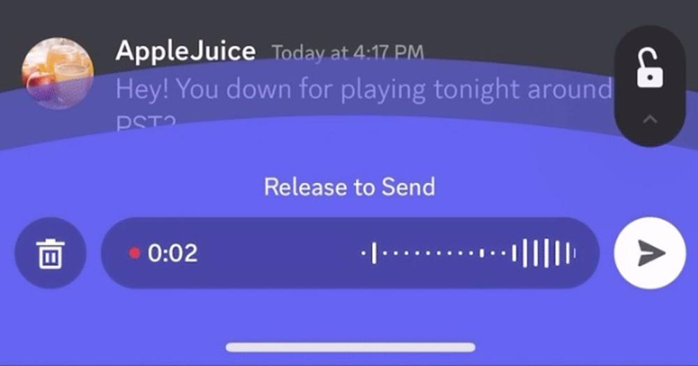Mensajes de voz en Discord Mensajes